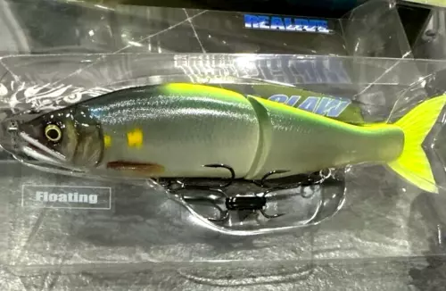 Gan Craft Jointed Claw 178 F GREAT NEW COLOR RF-09 7" 2oz exact bait in pics NIB