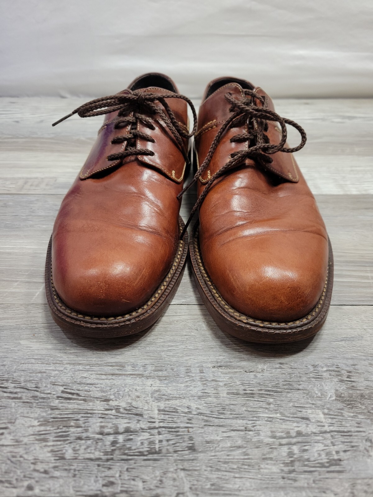 SAOLA Scarpe derby da uomo Cole Haan Country in pelle marrone C00165 US 8 D scarpe eleganti suola