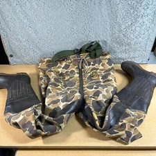 Hodgman Camouflage Hunting Waders with Steel Shank Bottom Boots Size 11 