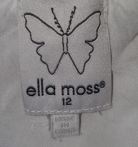 Ella Moss White Lace Sleeveless Dress Size 12 Girls *S24 - Picture 4 of 5