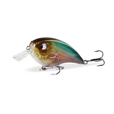 2 Pack Shallow Running Silent Crankbait Dives 3-4’ Sharp Hooks (ghost Shad)