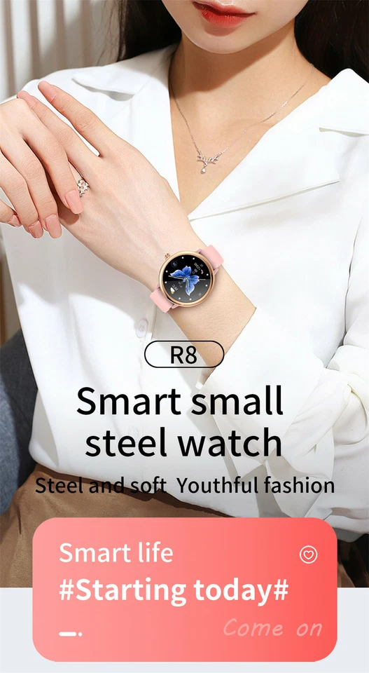 Women Bluetooth Smart Watch Sleep Monitor Wristwatch Female Fitness Tracker - Image 3 of 4