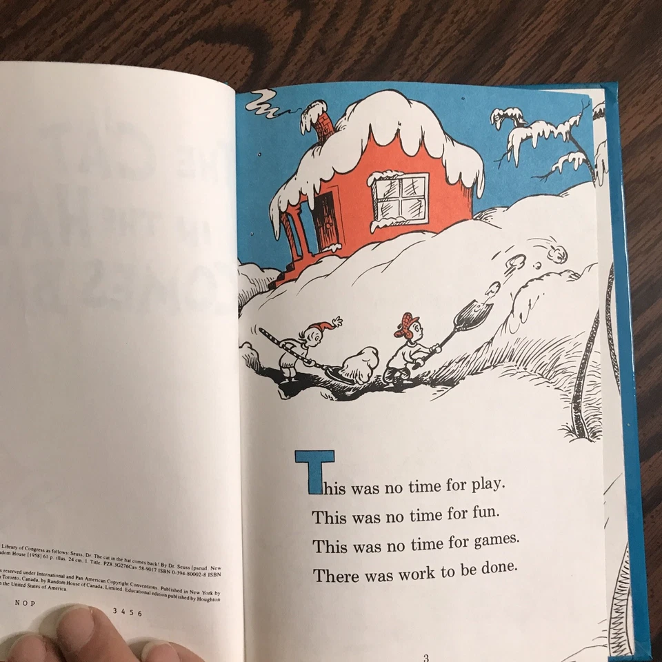 The Cat in the Hat Comes Back 1958 Dr Seuss Beginner Books 1st Edition Foto 4 de 4