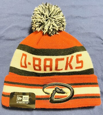 Exclusive New Era Arizona Diamondbacks Beanie Cuff Winter Hat New One Of A Kind Arizona Diamondbacks New Era Authentic Collection Cuffed  main image 4