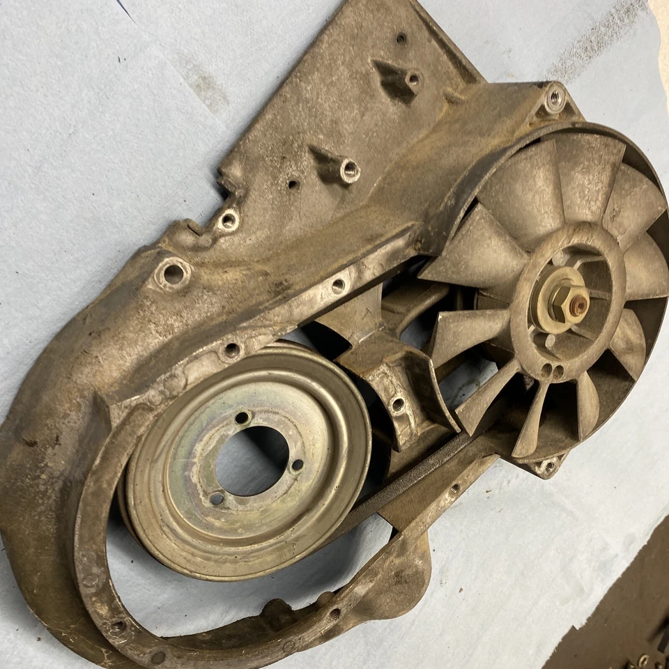 1976 John Deere Vintage Snowmobile Cyclone 440 Fan Kioritz Motor Side Cover - Image 3 of 4