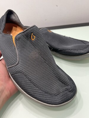 Olukai Men’s Nohea Slip-On Gray Sneakers, Size 11.5 M Amazon.com | OLUKAI Nohea Mesh Men main image 4