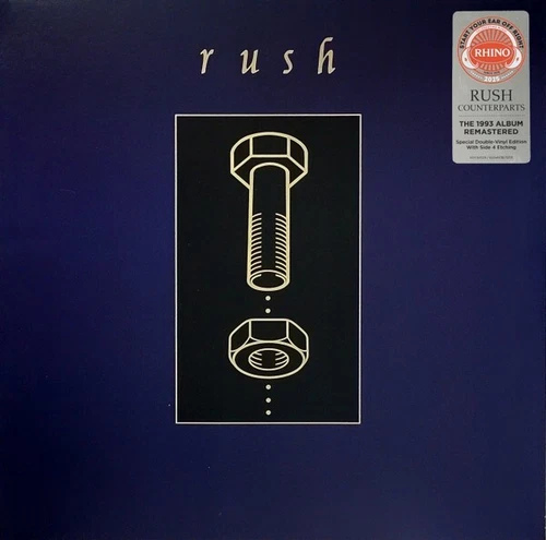RUSH - Counterparts 2 x LP - Etched Vinyl Album - SEALED NEW RECORD - Remastered