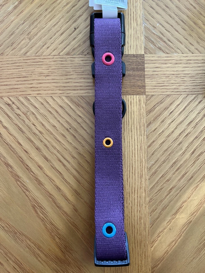 Collar de cuello ajustable para perro Petco rangos de cuello 16-26 pulgadas tamaño grande púrpura Foto 2 de 3