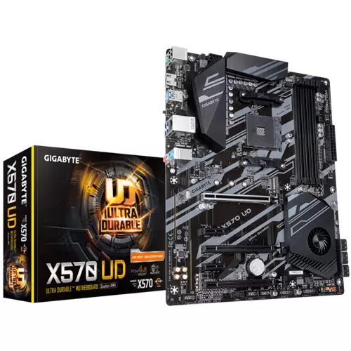 Gigabyte X570 UD (AMD Ryzen 5000/X570/ATX/PCIe4.0) Ultra Durable ATX Motherboard - Picture 1 of 1