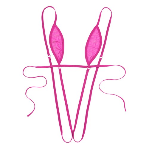DE Damen Bademode Micro Bikini String Urlaub Strandbekleidung Baden Sexy Dessous - Picture 37 of 68