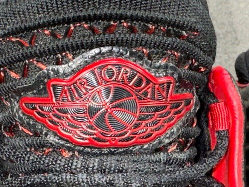 Scarpe da basket Nike AA1254-001 Air Jordan 32 XXXII 'BANNED' nere giovani US 5Y - Foto 6 di 22