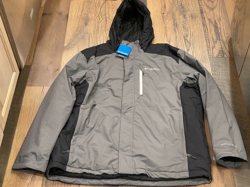 Columbia Mens Tipton Peak Insulated Jacket City Grey/Black / Size XXL / NWT - Picture 3 of 12