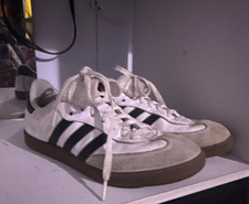 adidas Samba Men s Low Top Leather Lace-Up Sn...