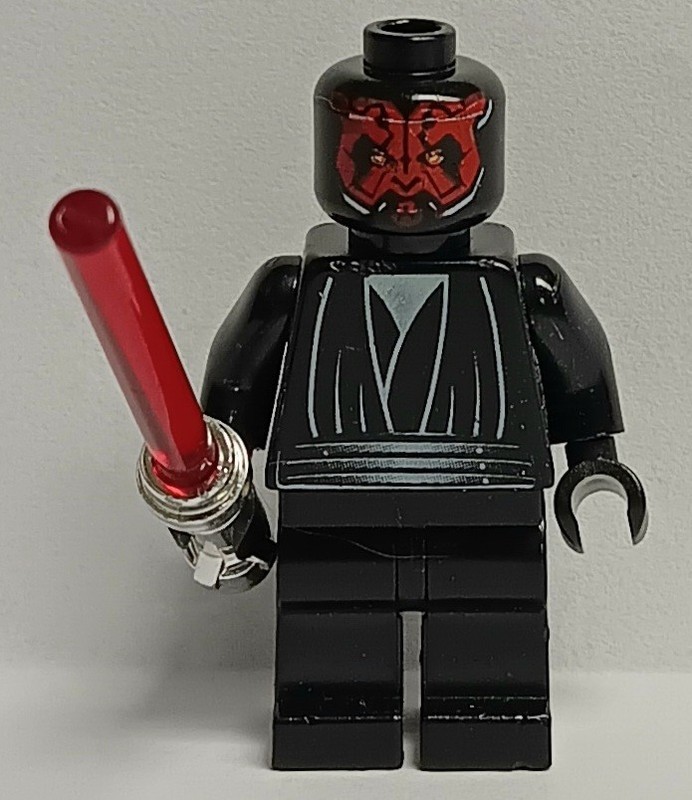 Lego Minifigure Darth Maul Star Wars Episode 1 Red Lightsaber