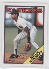 1988 O-Pee-Chee Blank Back Willie Randolph #210 1g9