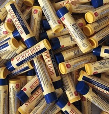 Lot of 100 Burt's Bees Vanilla Bean Lip Balm Chapstick