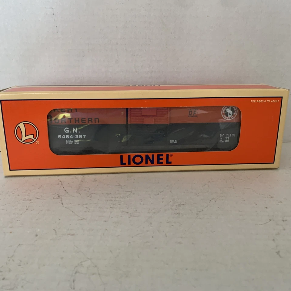 Lionel Train 6-19291 O Gauge Great Northern Boxcar #6464-397 NIB - Image 2 of 4