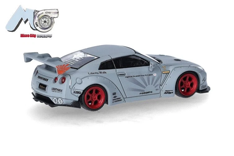 MICRO CITY - NISSAN GTR 35 2007 grigia - 1/87 - MIC87MC000008 - Immagine 3 di 4