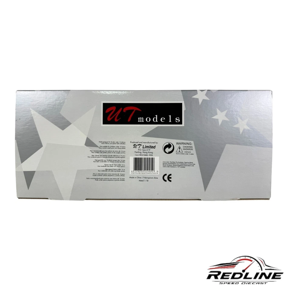 🇺🇸UT Models 1/18 1996 Chevy Caprice 9C1 Cheyenne Wyoming Police 1:18 B2🇺🇸 - Image 3 of 4