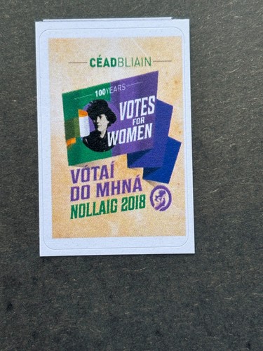 Ireland 🇮🇪 Sinn Fein Féin Christmas Post Label 2018 propaganda political **