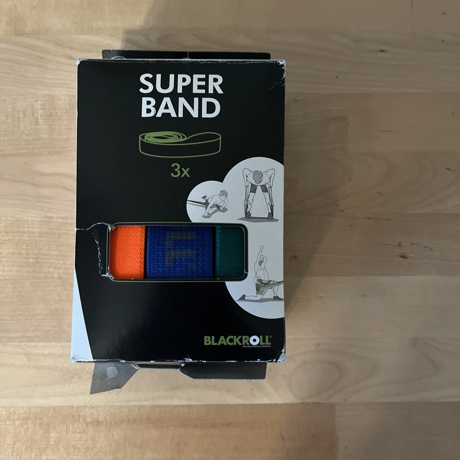 Blackroll - Super Band Set, Long Bands for Working Out, Resistance Bands