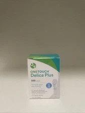 One Touch Delica Plus Lancets 100 Extra Fine 33G Exp 05/2026+