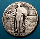 1929 S SILVER STANDING LIBERTY QUARTER 25¢ 97-Year-Old Coin, 1.76M Minted