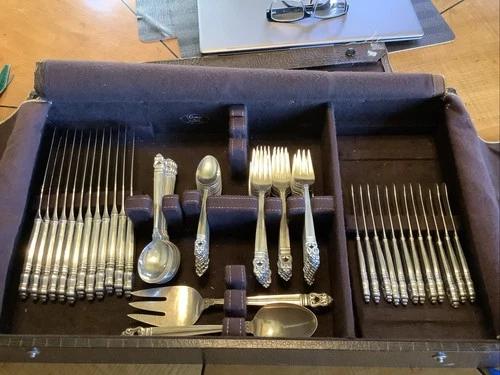 Royal Danish by International Sterling Silver Flatware Set Service 72 Pieces