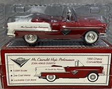 1955 Chevy Convertible Diecast Bank Mr Chevrolet High Performance LibertyClassic
