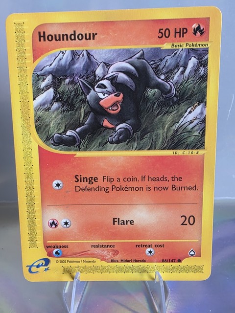 Houndour [Reverse Holo] #86 (Aquapolis (2003))