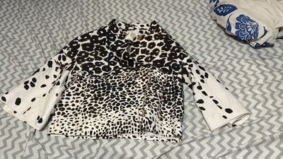 Gizia Women's Coat Jacket with Swarovski Elements Size 38