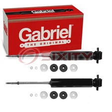 2 pc Gabriel Rear Shock Absorbers for 1990-1991 Mercedes-Benz 350SDL Spring du