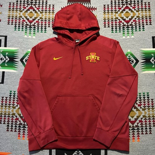 Nike Iowa State Cyclones Hoodie Mens XL Red Pullover NCAA Team Issued R1