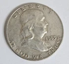 1953 D Benjamin Franklin Half Dollar