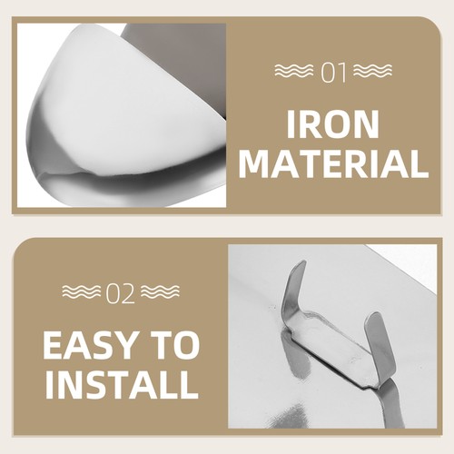 6 Pcs Shoe Repair Toe Caps and Protectors Protection Metal Cover Boot Tip - 第 6/12 張圖片