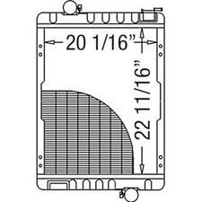 Radiator Fits 7200 7210 7400 7410 7510 219936 219936-a Re165030 Re165030-a