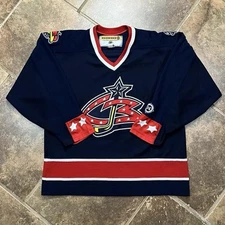 Vintage Koho NHL Columbus Blue Jackets Sports Hockey Jersey Men’s Large VTG