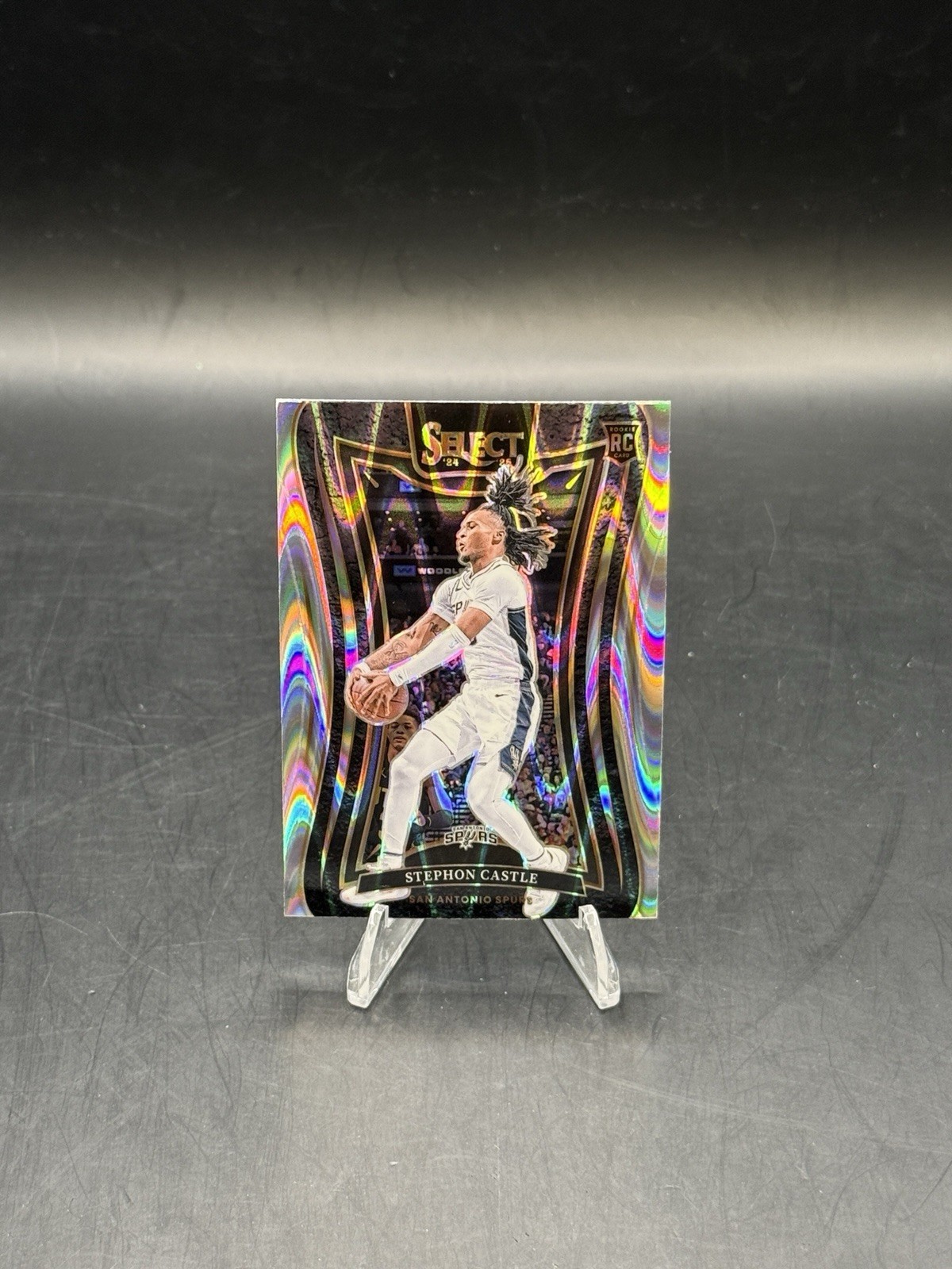 2024-25 Panini Select - Mezzanine Stephon Castle #388 Tectonic Prizm (RC)