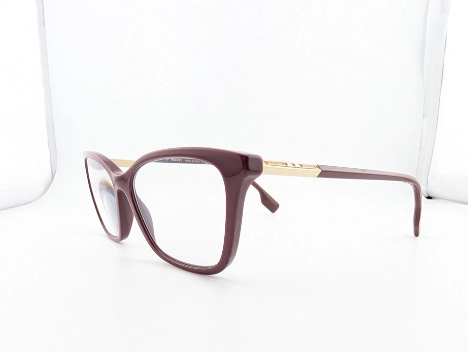Только оправы для очков Burberry, B 2348 3403, 53-15-140, красные, сделано в Италии - Изображение 3 из 4