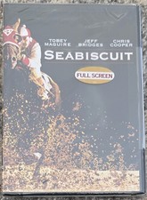 SEABISCUIT (DVD 2003) TOBEY MAGUIRE, JEFF BRIDGES, CHRIS COOPER, NEW