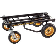 Rock N Roller Multi-Cart R12 All Terrain Transporter with Molded Rear Wheels, Lo