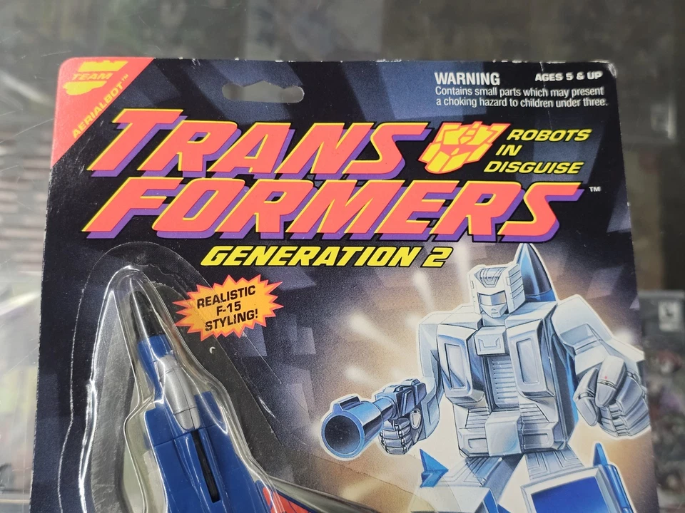 Transformers Original 1993 G2 Aerialbot Air Raid MOSC Superion Vintage NEW - Image 4 of 4