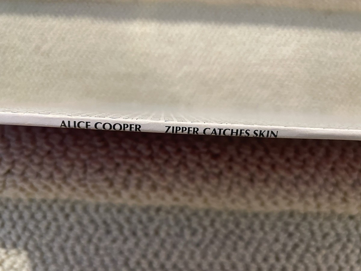 Alice Cooper~Zipper Catches Skin~Original Inner Sleeve~EX Vinyl