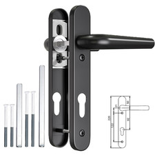UPVC Door Handle 92PZ Sprung Pair for PVC and Composite Doors