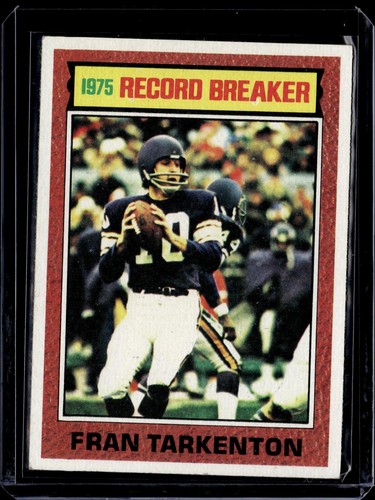 1976 Topps #7 Fran Tarkenton EX Vikings HOF QB - Picture 1 of 2