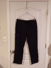 Healing Hands Scrubs Purple Label YOGA Tamara Pant 9181P SZ LP Black NWT