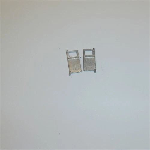 Matchbox Lesney 34c 34d VW Volkswagen Camper Silver Pair of Side Doors