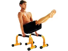 Heavy-Duty No Wobbling Parallel Bars Yellow 