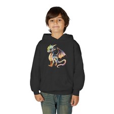 Fierce Cute Dragon Hoodie for Kids, Dragon Lover Sweatshirt