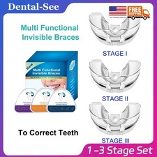 3 Stage Set Dental Orthodontic Teeth Corrector Braces Tooth Retainer Straighten